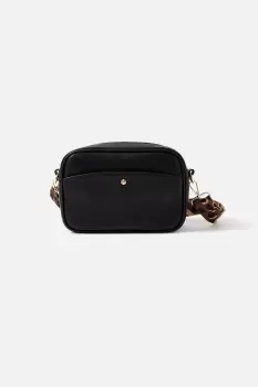 Image of Leopard Webbing Strap Camera Bag