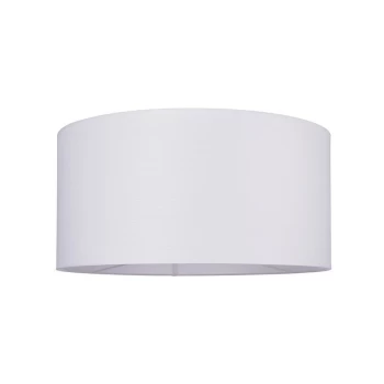 Image of Endon Lighting Cylinder - Shade Vintage White Fabric 1 Light IP20 - E27