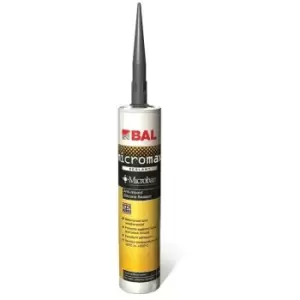 Image of Micromax Anti-Mould Silicone Sealant Gunmetal 310ml - BAL