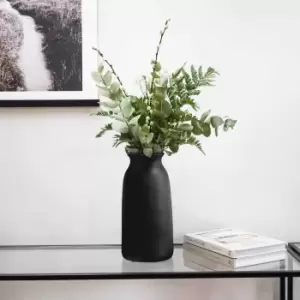 Image of Ivyline Akemi Vase Tall Carbon Black - H32Cm W16Cm