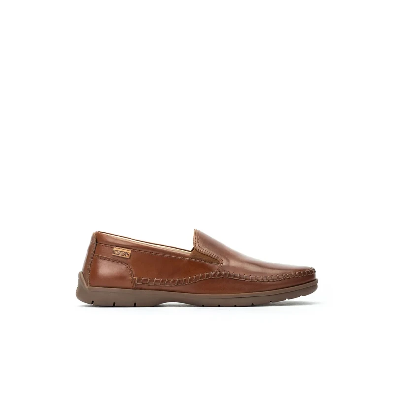Image of Pikolinos Marbella M9A Leather Mens Slip On Shoes - Cuero - Size:UK 8