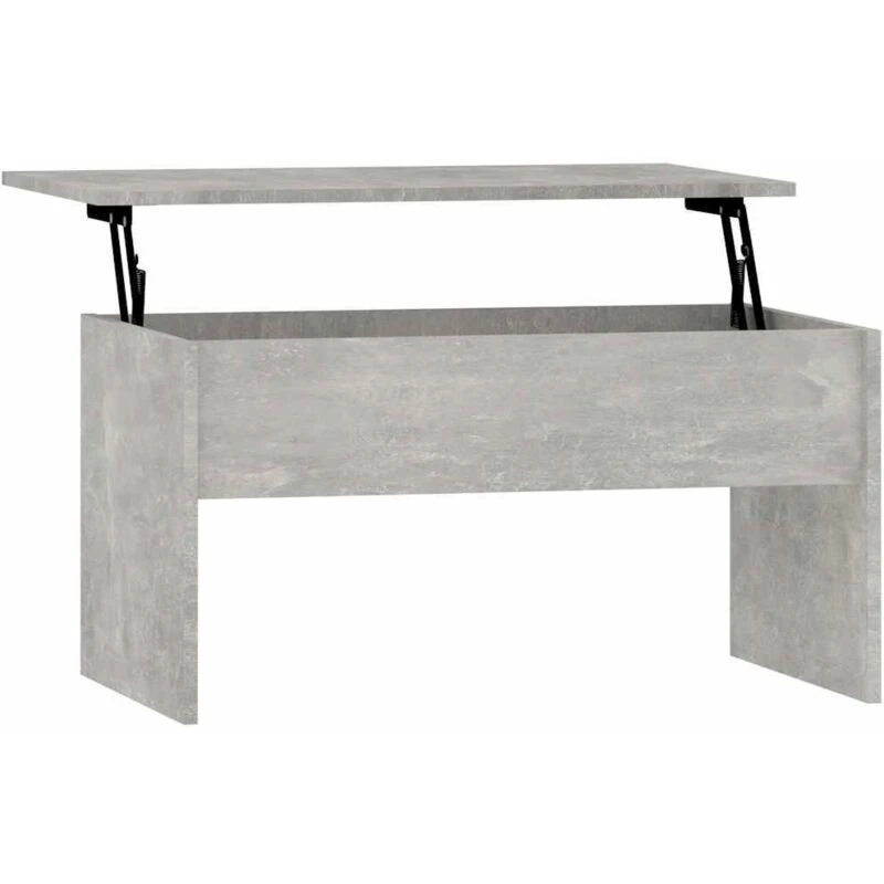 Image of VIDAXL Coffee Table Concrete Grey 80x50.5x41.5cm Engineered Wood Vidaxl 8720286970935