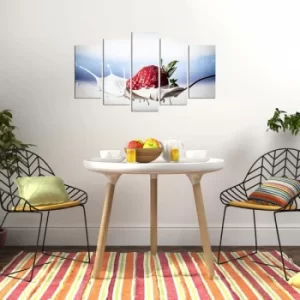 Image of 5MX-134 Multicolor Decorative MDF Painting (5 Pieces)
