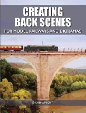 Image of creating back scenes for model railways and dioramas