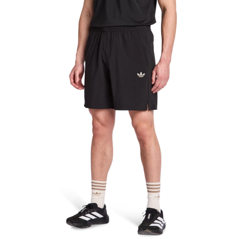 Image of Adidas Tech Essentials|Tech Men Shorts - Black - Size XS - Poly Woven