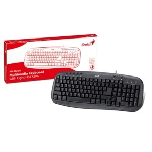 image of Genius KB-M200 USB Desktop Keyboard UK Layout