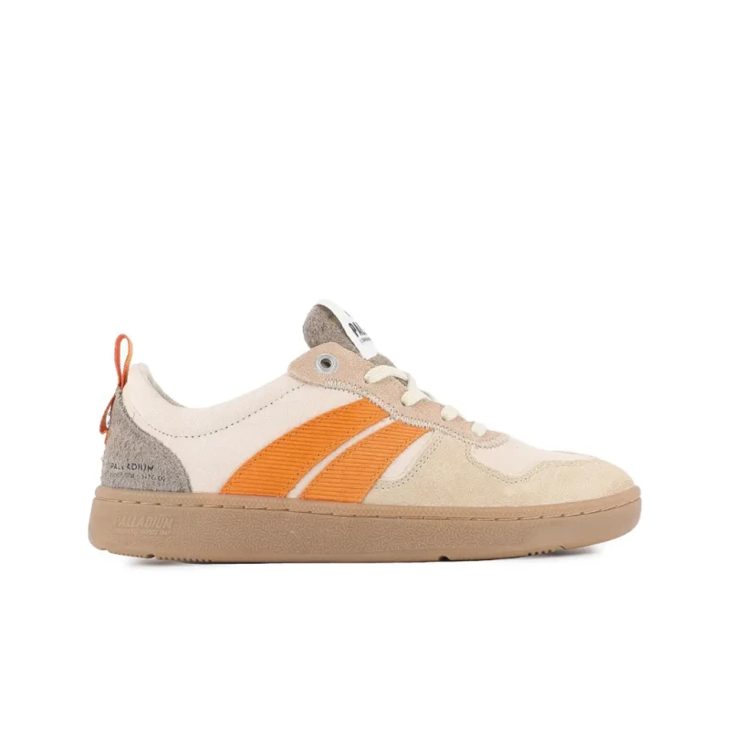 Image of Palladium Pallacup Flame Trainers beige/orange Men 38 (5);40 (6.5)