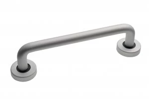 Image of Wickes D Pull Single Door Handle - Aluminium 225mm