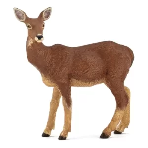 image of PAPO Wild Animal Kingdom Doe Toy Figure, Three Years or Above, Brown (53014)