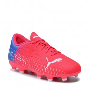 image of PUMA Ultra 4.3 TT Youth Football Boots, Sunblaze/White/Bluemazing Size 10 Shoes