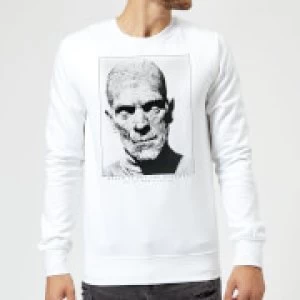 Image of Universal Monsters The Mummy Portrait Sweatshirt - White - XL