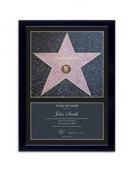 image of Personalised Star Frame Picture