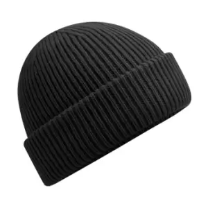 Image of Beechfield Wind Resistant Recycled Beanie (One Size) (Black)