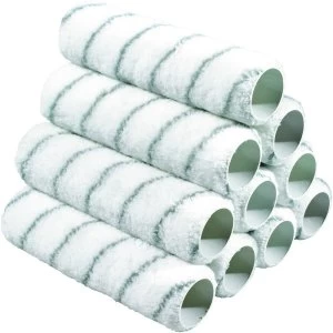 image of Wickes Professional Finish Medium Pile Roller Sleeve 9" - Pack of 10