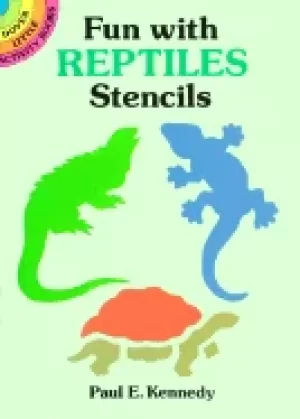 Image of fun with reptiles stencils