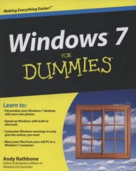 Image of Windows 7 for Dummies by Andy Rathbone Book
