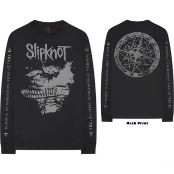 Image of Slipknot - Subliminal Verses Unisex Large Long Sleeved T-Shirt - Black