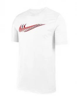 Image of Nike Short Sleeve Swoosh T-Shirt - White