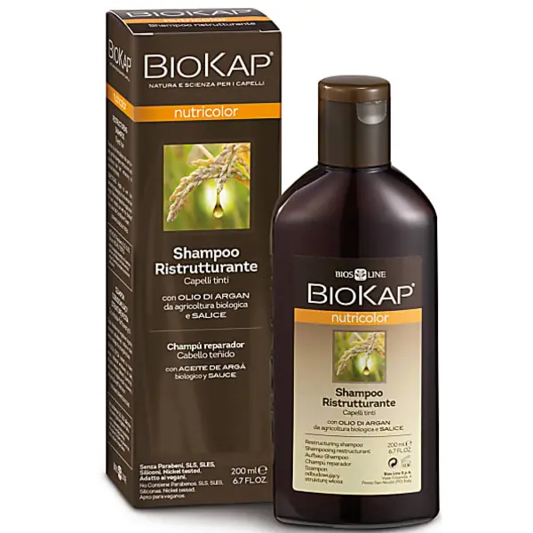 image of Biokap Nutricolour Restructuring Shampoo 200ml