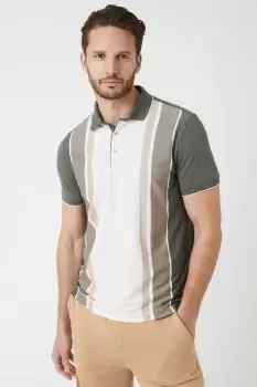 Image of Mens Short Sleeve Bowling Stripe Polo