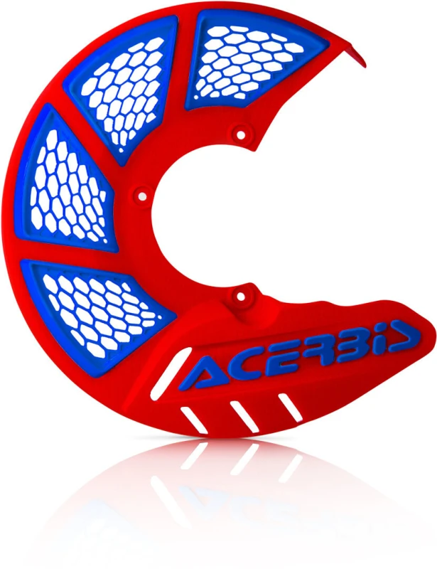 Image of 0021846.344 - Acerbis X-Brake 2.0 Front Vented Disc Cover - Red/ Blue 0021846.344