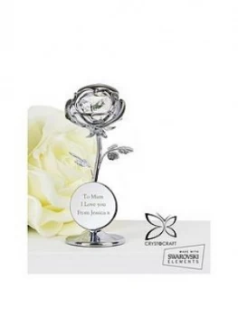 image of Personalised Swarovski Rose