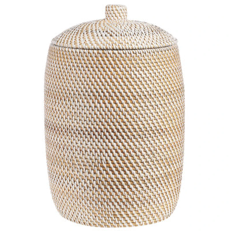 Image of Beliani Mediterranean Basket Gadis Rattan Natural