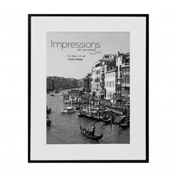Image of 6" x 8" - Matt Black Metal Photo Frame