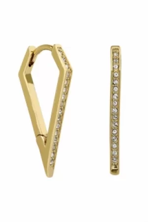 image of Karl Lagerfeld Open Diamond Hinge Earrings 5420769