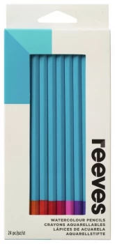 Image of Reeves Watercolour Pencils Set 24 Pieces
