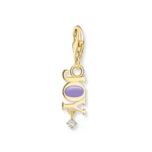 image of THOMAS SABO Gold Plated Joy Charm