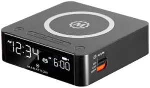Image of Marathon Clock Wireless Charging Qi Black