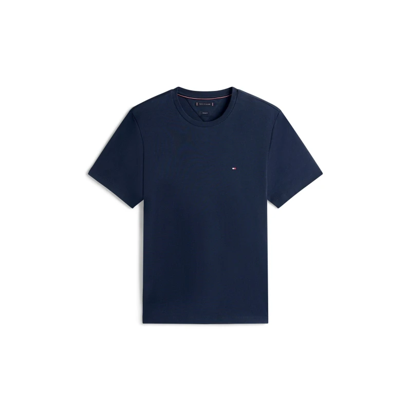 Image of Tommy Hilfiger Mens Interlock Cotton T-Shirt Desert Sky DW5 male S