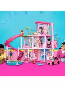 Image of Barbie Dreamhouse Doll Playset, Slide And Accessories