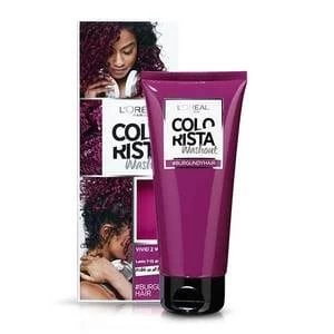 Image of Colorista Washout Burgundy Semi-Permanent Hair Dye Red