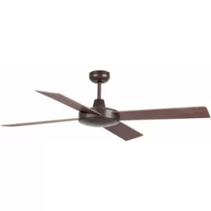 image of Ceiling fan dark brown Mallorca h37 cm