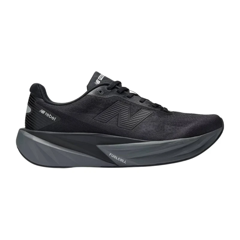 Image of New Balance FuelCell Rebel v5 Black SS26 Shoes, Size 45,5 - EUR