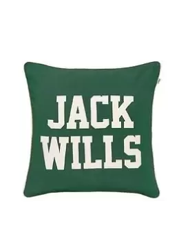 image of Jack Wills Varsity Logo Cushion