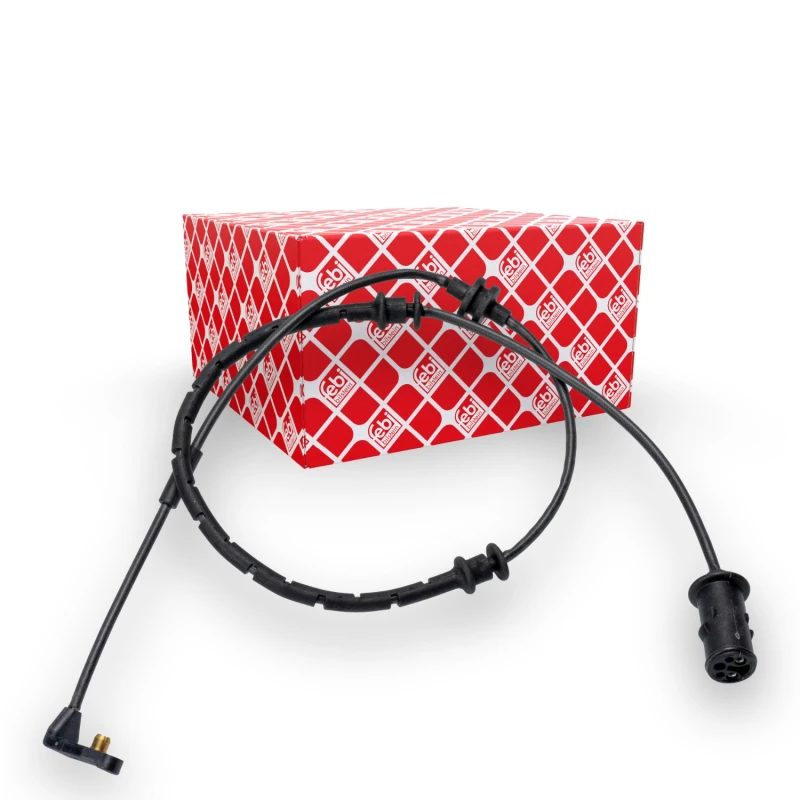 Image of FEBI BILSTEIN 17489 Brake Pad Wear Sensor Front Axle Right Warning Contact,brake pad wear (407)