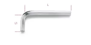 Image of Beta Tools 96C/AS AF/Imperial Offset Hexagon Key Wrench Chrome Plated 1/16"