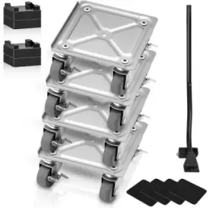 Image of VEVOR Heavy Furniture Movers Moving Dolly 360° PP Swivel Wheel 1000Lbs Capacity