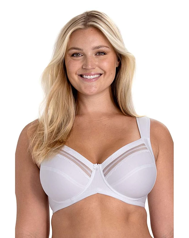 Image of Miss Mary of Sweden Miss Mary Essence Underwired Bra White - Miss Mary of Sweden - Size: 36B White Female 36B FE77002
