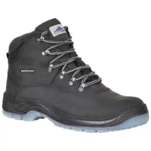 Image of Portwest Unisex Adult Steelite Leather Safety Boots (6 UK) (Black) - Black