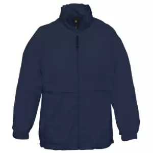 Image of B&C Childrens Sirocco Lightweight Jacket / Childrens Jackets (5/6) (Navy Blue)