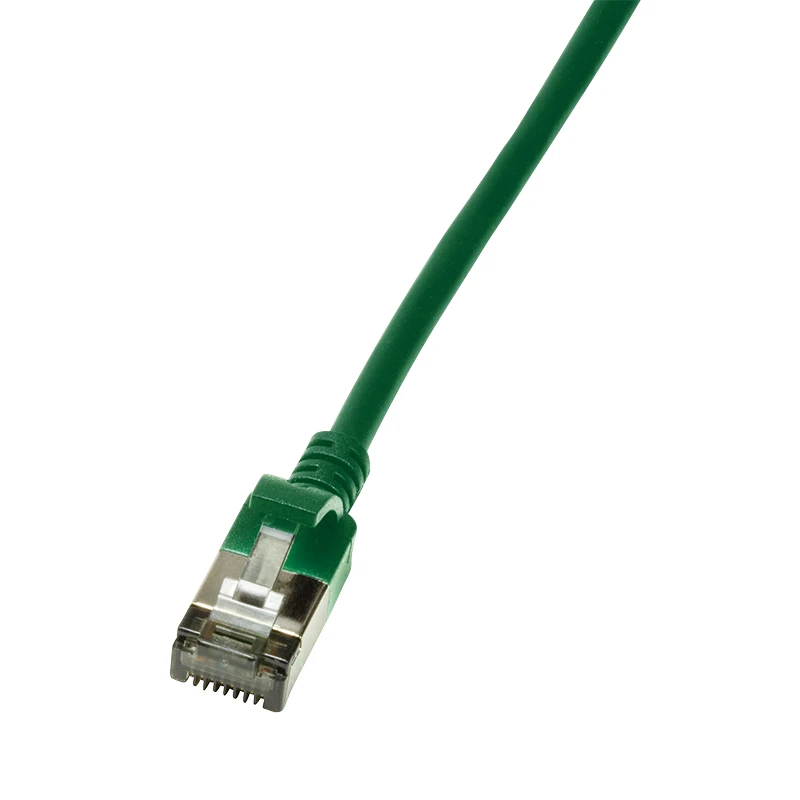 Image of LogiLink CQ9055S networking cable Green 2m Cat6a S/UTP (STP)