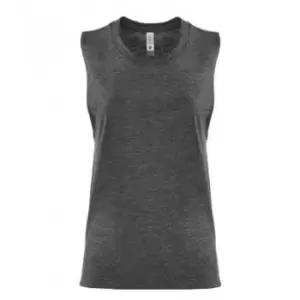 Image of Next Level Womens/Ladies Festival Sleeveless Tank Top (S) (Charcoal Grey)