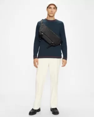 Image of Long-sleeved T-Shirt With Contrast Stitching