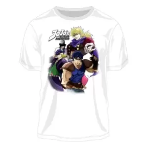 Image of Jojo's Bizarre Adventure T-Shirt Character Group Size L