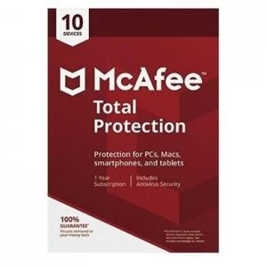 image of McAfee Total Protection 12 Months 10 Devices