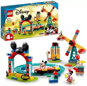 image of LEGO Disney Mickey, Minnie and Goofy's Funfair Fun Set 10778